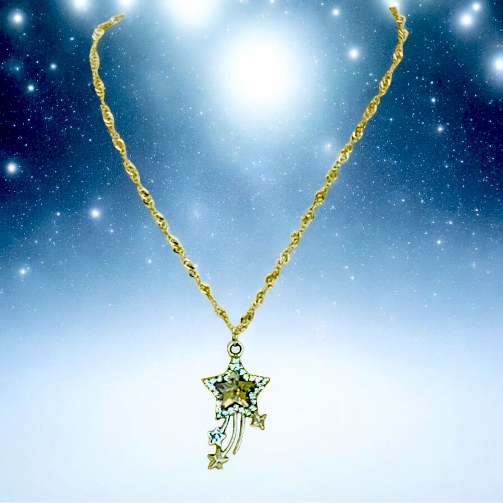 Star Silver Pendant Necklace - Picture 3 of 5